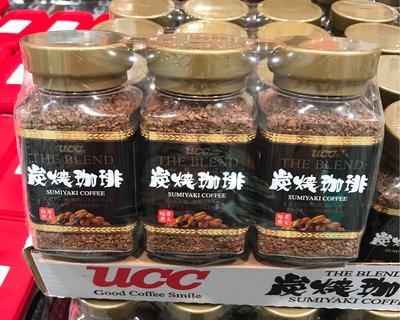 Costco好市多 UCC 炭燒即溶咖啡 90g x3瓶入  Sumiyaki coffee