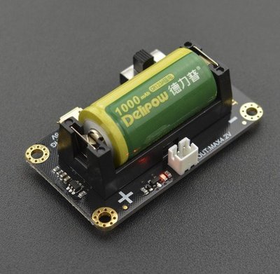 《德源科技》(含稅)DFR原廠 CR123A鋰電池電源管理模塊(FIT0611) micro:bit麥昆機器人專用