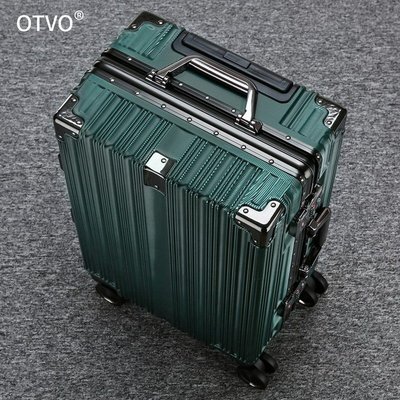 【熱賣精選】OTVO鋁框款行李箱萬向輪皮箱拉桿箱28旅行箱20登機箱子24寸26男女