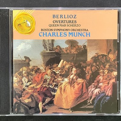 企鵝三星/Berlioz白遼士-序曲集 Munch孟許/指揮波士頓交響樂團 美國版