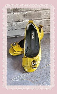XY JFNLZM 精品漆面內增高娃娃鞋 24.5
