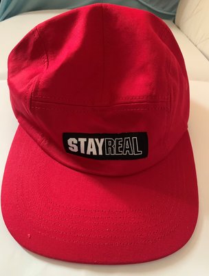 stayreal本色五分割帽 紅色帽子 無版型 五月天阿信品牌 原價1080元