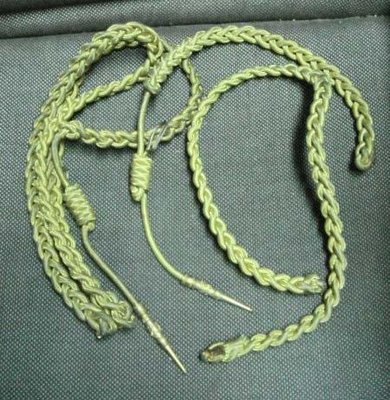 早期國軍禮服佩飾繩件