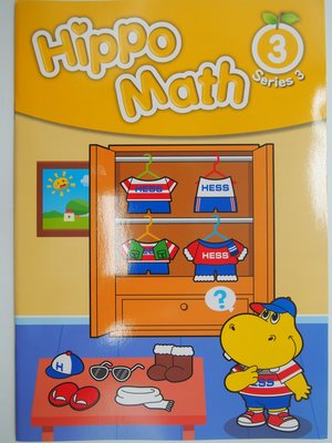 【月界2S】新書～Hippo Math-Series 3－3（附貼紙）_Anna Chin_何嘉仁〖少年童書〗CCL