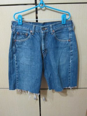 衣市藍~LEVI'S 520 牛仔短褲 (W32~L34~) (220913)