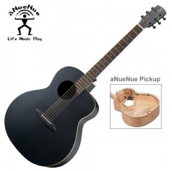 aNueNue LL16 E 黑鳥 /41吋 黑色吉他 可插電 雲杉面板/桃花心木側背板（面單板）含原廠吉他袋
