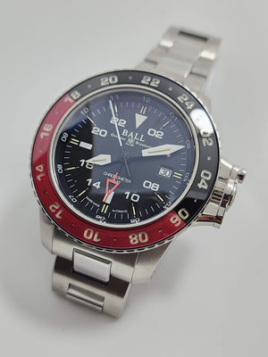 棄標重po 真品 BALL 波爾錶 工程師碳氫系列 Aero GMT II 機械腕錶 有盒單 一元起標 標多少賣多少(萬寶龍 美度 愛彼 歐米茄參考)