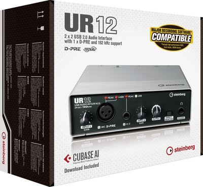 【金聲樂器】 Steinberg UR12  錄音介面  保證 YAMAHA 公司貨 UR 12