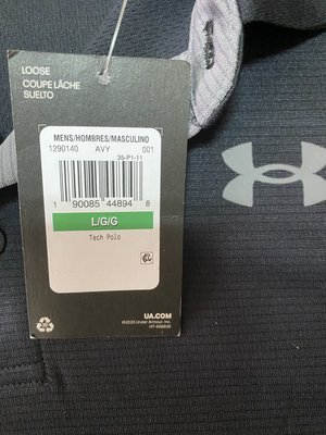 全新 UNDER ARMOUR Tech POLO 黑色 短袖Polo衫