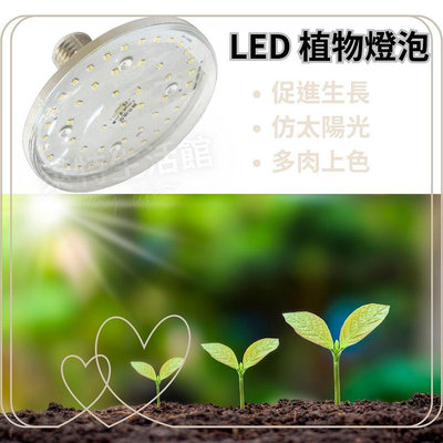 《萊特生活館》LED  植物燈泡 E27【全光譜】  生長燈 補光燈 光 多肉 育苗 增豔