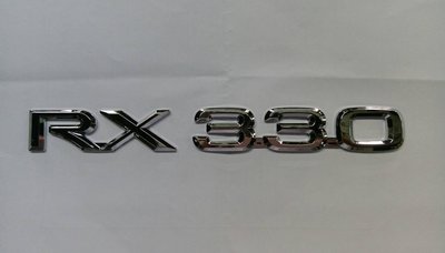 ※金螃蟹※ Lexus 凌志 RX330 銀色 LOGO 標誌 字標 字體