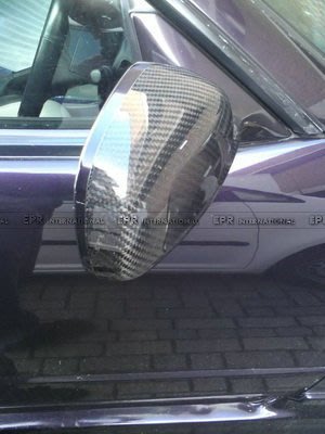 日系Skyline R33 GTR 改裝 碳纖維后視鏡罩殼 左右倒車鏡框蓋加裝--請詢價