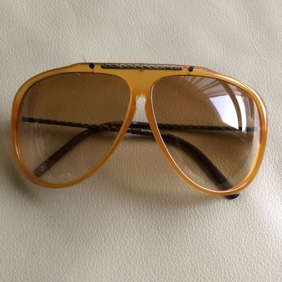 [熊熊之家]保證全新正品[Bottega Veneta]BV 黃框 編織  太陽眼鏡 52s
