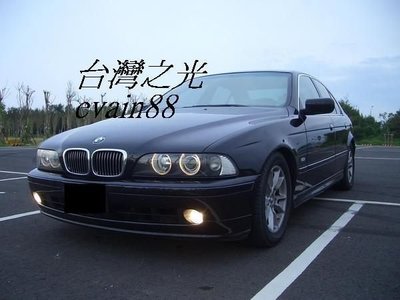 《※台灣之光※》全新BMW E39 01 02 03年小改款玻璃晶鑽霧燈附飾蓋520I 523I 525I 530I 2.2