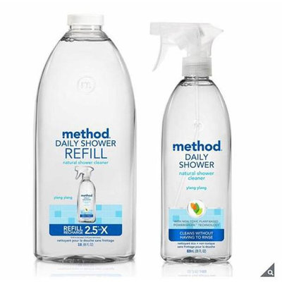 METHOD SHOWER CLEANER 美則浴室每日清潔劑 828毫升+2公升補充瓶 C111487