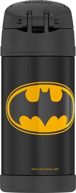 預購 美國 THERMOS 膳魔師 蝙蝠俠 不鏽鋼吸管式水壺 保溫杯 保冷杯 兒童水壺 355ml Batman