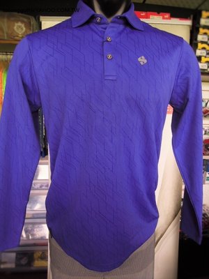 全新 Snowbee Golf 靛藍色 長袖 高爾夫休閒POLO衫 專業時尚