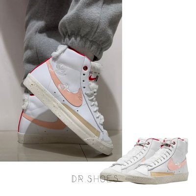 【Dr.Shoes】Nike BLAZER MID PRM CNY 兔年 毛毛 刺繡 白粉 女鞋 FD4342-181