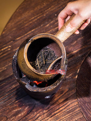 紫砂壺 景德鎮紫砂烤茶罐日式復古罐罐煮茶器側把煮茶壺碳爐子煮茶器帶蓋