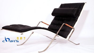 【挑椅子】設計師款 FK 87 Grasshopper hair 牛皮經典躺椅/休閒椅 (復刻版) HC-056