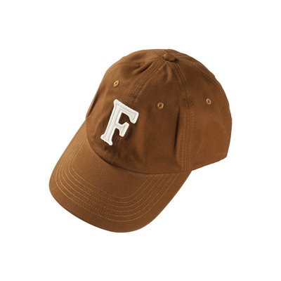 Freaky House-日本Felco TWILL BB CAP 斜織紋厚挺復古F字母棒球帽-棕色