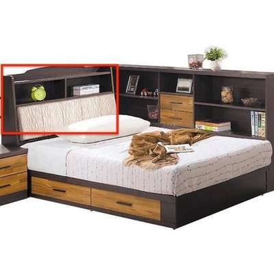 森寶藝品傢俱 C-10品味生活 臥室 床頭系列140-1 賽德克積層木雙色3.5尺單人床頭~特價