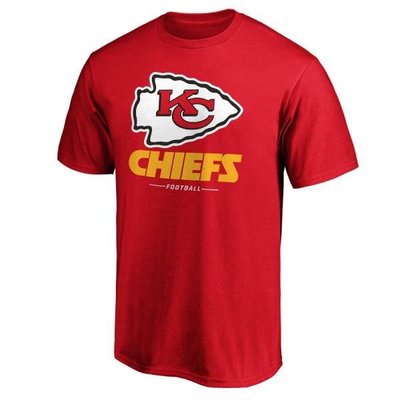 NFL 球衣橄欖球聯盟 Chiefs 堪薩斯城酋長隊 圓領短袖T恤 ainimkin