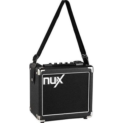 〖好聲音樂器〗Nux Mighty 8 超強 電吉他音箱 內建調音器、破音、Delay 可裝電池