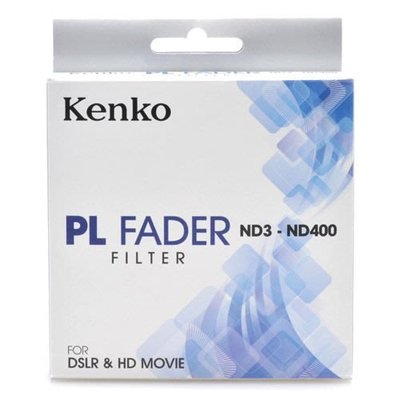 Kenko PL FADER 62mm ND3-ND400 可調式減光鏡 【正成公司貨】