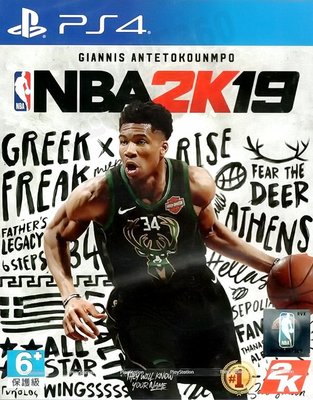 【二手遊戲】PS4 美國職業籃球賽 2019 NBA 2K19 中文版【台中恐龍電玩】