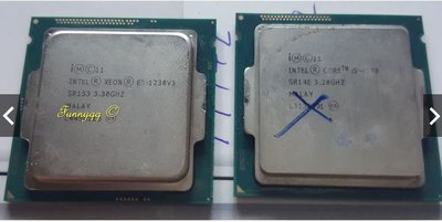E3 1230V3+ I5 4570 (1150腳位 CPU) 故障