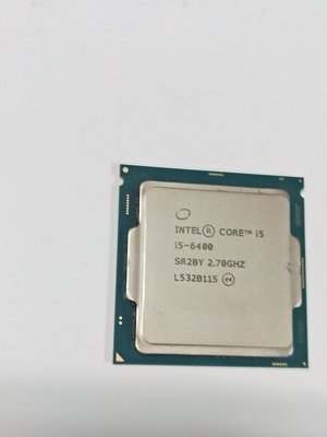 電腦雜貨店→二手良品 Intel CPU i5 6400 1151腳位 $850