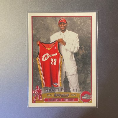 2003-04 LeBron James Topps Rookie Card RC