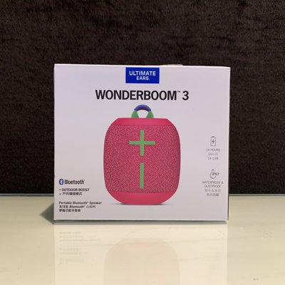 【反拍樂器】UE WONDER BOOM 3 粉色 公司貨 免運費