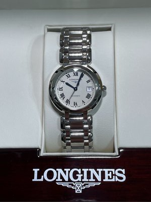 LONGINES 浪琴 PrimaLuna 新月系列經典羅馬機械腕錶-30mm