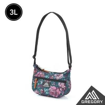 ~滿3000超取郵寄免運~【戶外風】Gregory 3L TEENY SATCHEL 斜背包 群花油彩