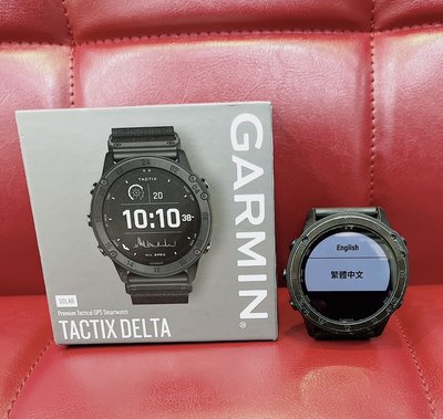 【艾爾巴二手】Garmin TACTIX DELTA SOLAR GPS錶型導航器 #二手手錶 #新興店 09615