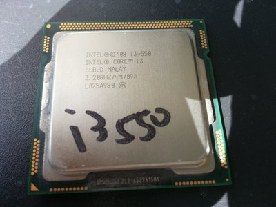 【 創憶電腦 】Intel Core i3-550 4M 3.2G 1156腳位 雙核心 直購價50元