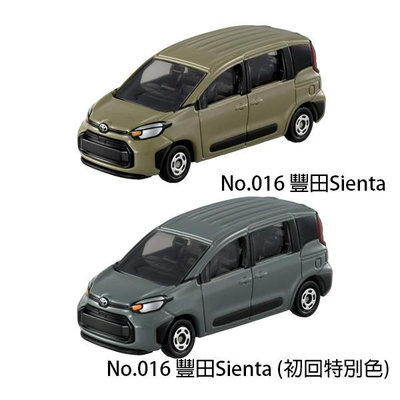 TOMICA 多美小汽車 No.016 豐田Sienta +初回（2台一起賣）22850