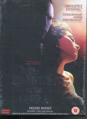 英版全新DVD~歌劇魅影The Phantom Of The Opera電影豪華4碟版~艾咪羅森+傑瑞德巴特勒~全新現貨