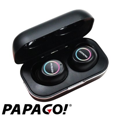 PAPAGO! W2 真無線直覺式觸控藍牙耳機-快