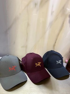 ╭☆包媽子店☆ARC'TERYX 始祖鳥中性款休閒運動棒球帽遮陽帽((3色))