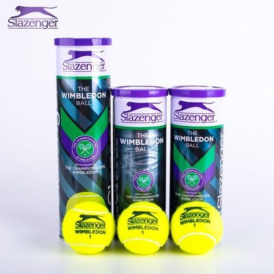 Slazenger史萊辛格網球溫網比賽用球訓練球鐵罐網球3粒4粒裝單筒星港百貨