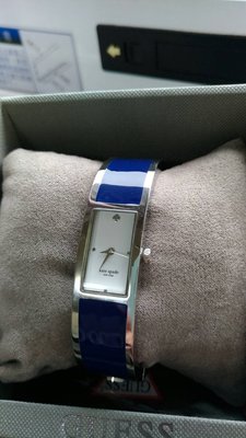 很新,美國kate spade 藍色手腕錶,可當手環,很好看的錶款