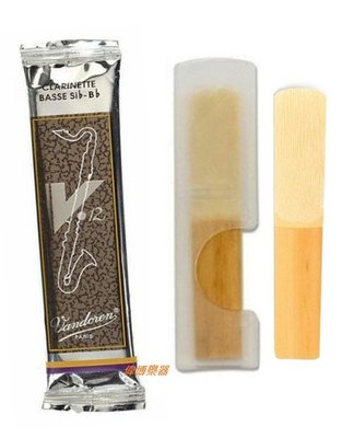 【偉博樂器】法國 Vandoren 低音豎笛竹片 銀盒 V12 簧片 Bass Clarinet Reed 單片裝