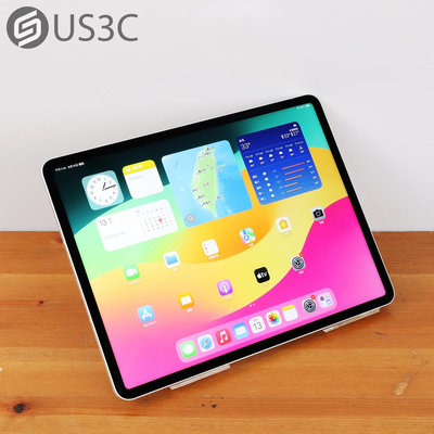 【US3C-板橋店】台灣公司貨 Apple iPad Pro 12.9 6 128G WiFi+LTE 銀 M2晶片 蘋果平板 二手平版 UCare店保6個月