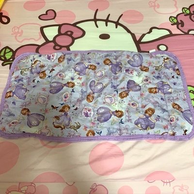 日本購入迪士尼正品小公主蘇菲亞 枕頭保潔墊Disney Princess Sophia 尺寸約45x75公分 材質柔軟舒適