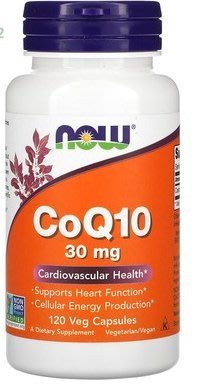 美國Now諾奧輔酶CO Q10 30 mg120粒