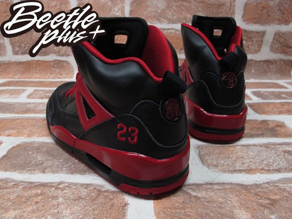 BEETLE NIKE AIR JORDAN SPIZIKE ID GS 黑紅女鞋史派克李605243-992