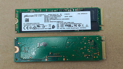 [拆機良品] M.2 SSD 256GB GEN3 X4，美光2200，出清便宜賣！